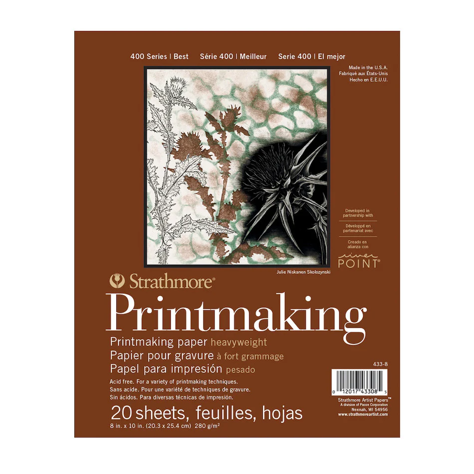 Strathmore 400 Heavyweight Printmaking Pad 8x10in