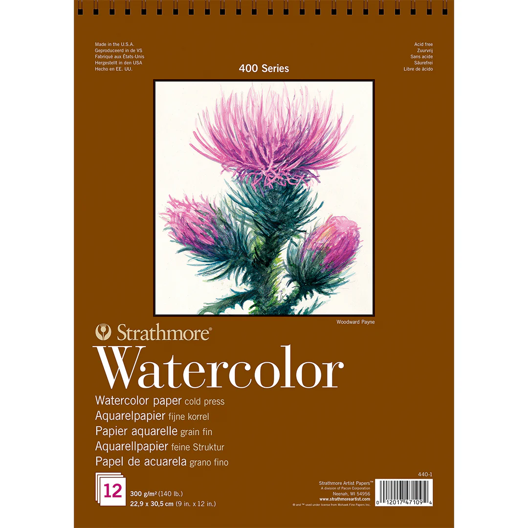 Strathmore 400 Watercolour Pad 9x12in