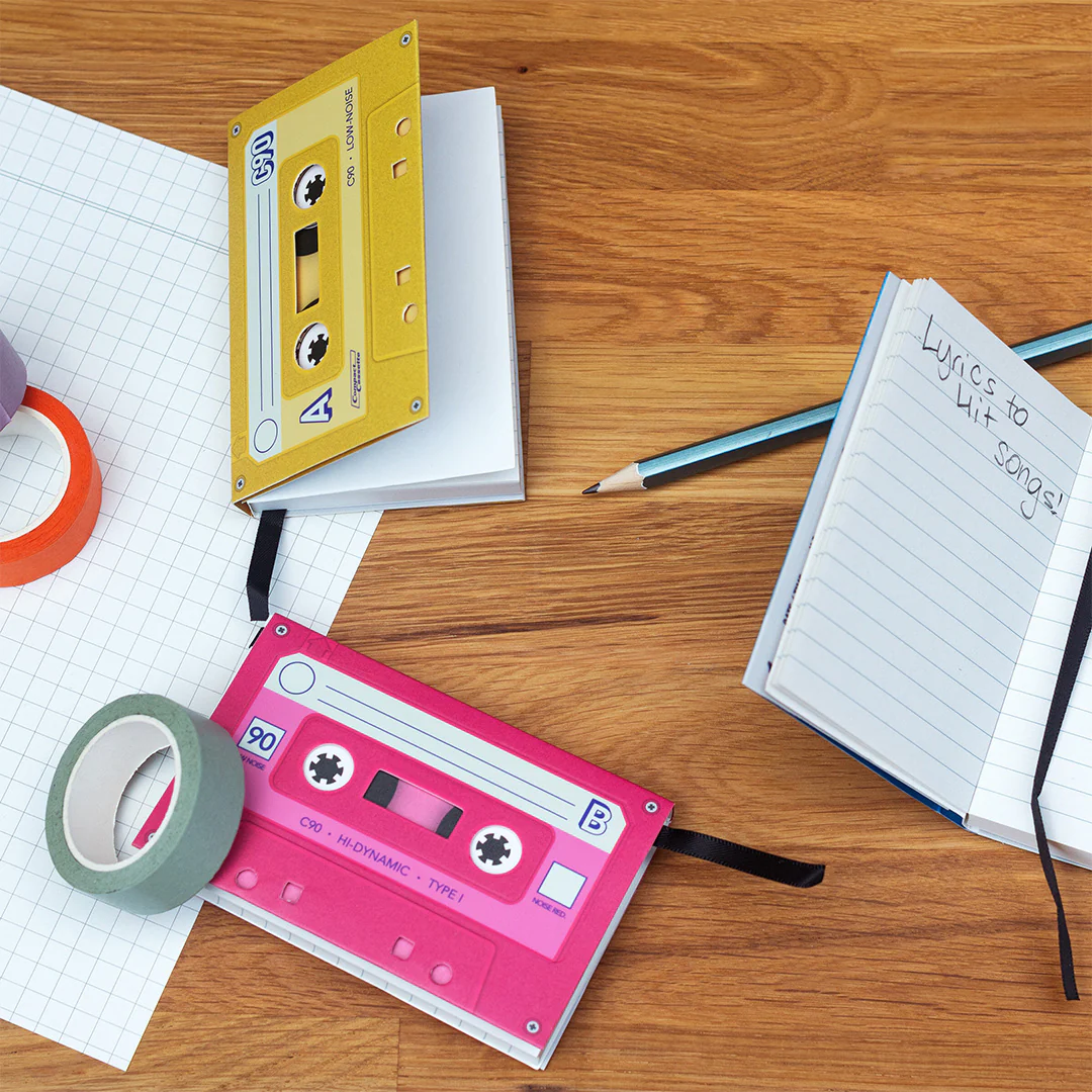 Suck UK Cassette Tape Notebooks Set of 3 - Image 3