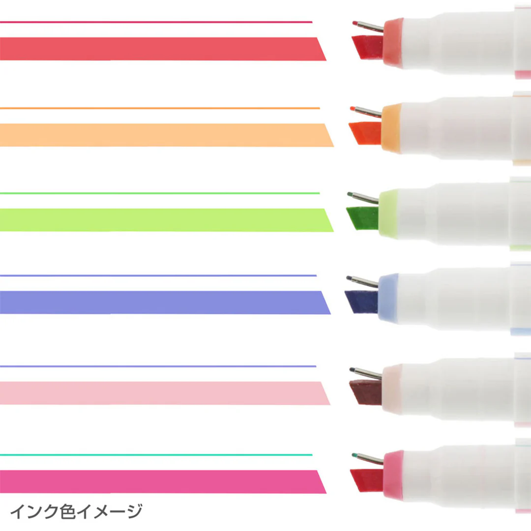 Sun-Star NINIPIE Highlight and Mark Pen Set of 6 - Image 4