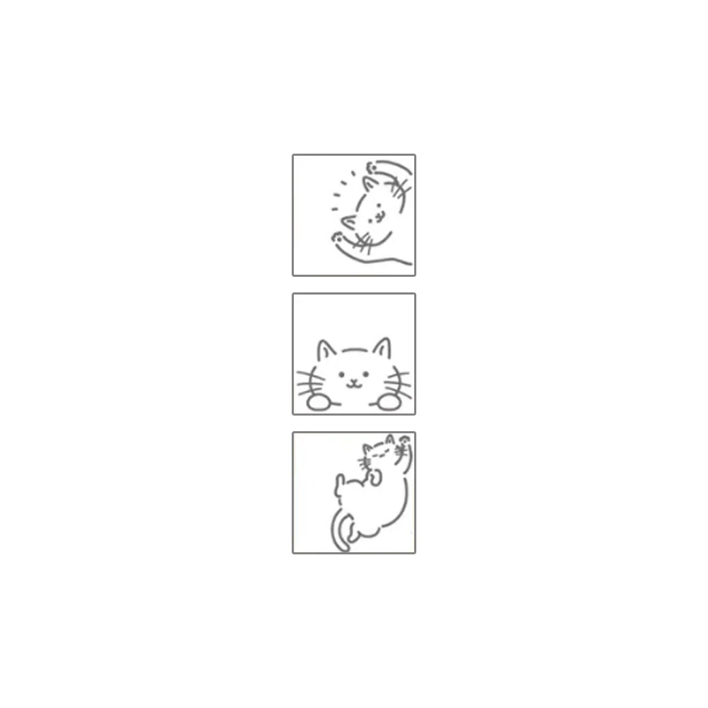 Sun-Star Peekaboo Stamp Cat - Image 2