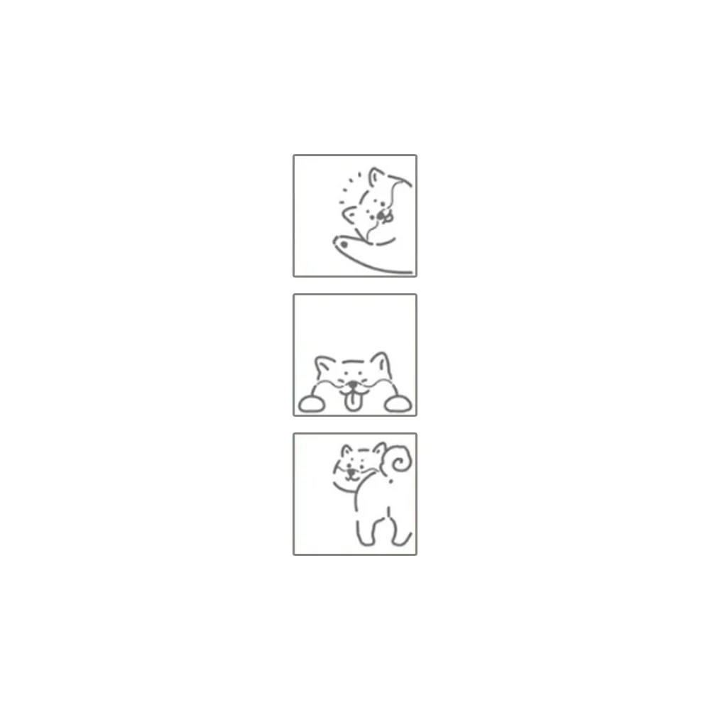 Sun-Star Peekaboo Stamp Shiba Inu - Image 2