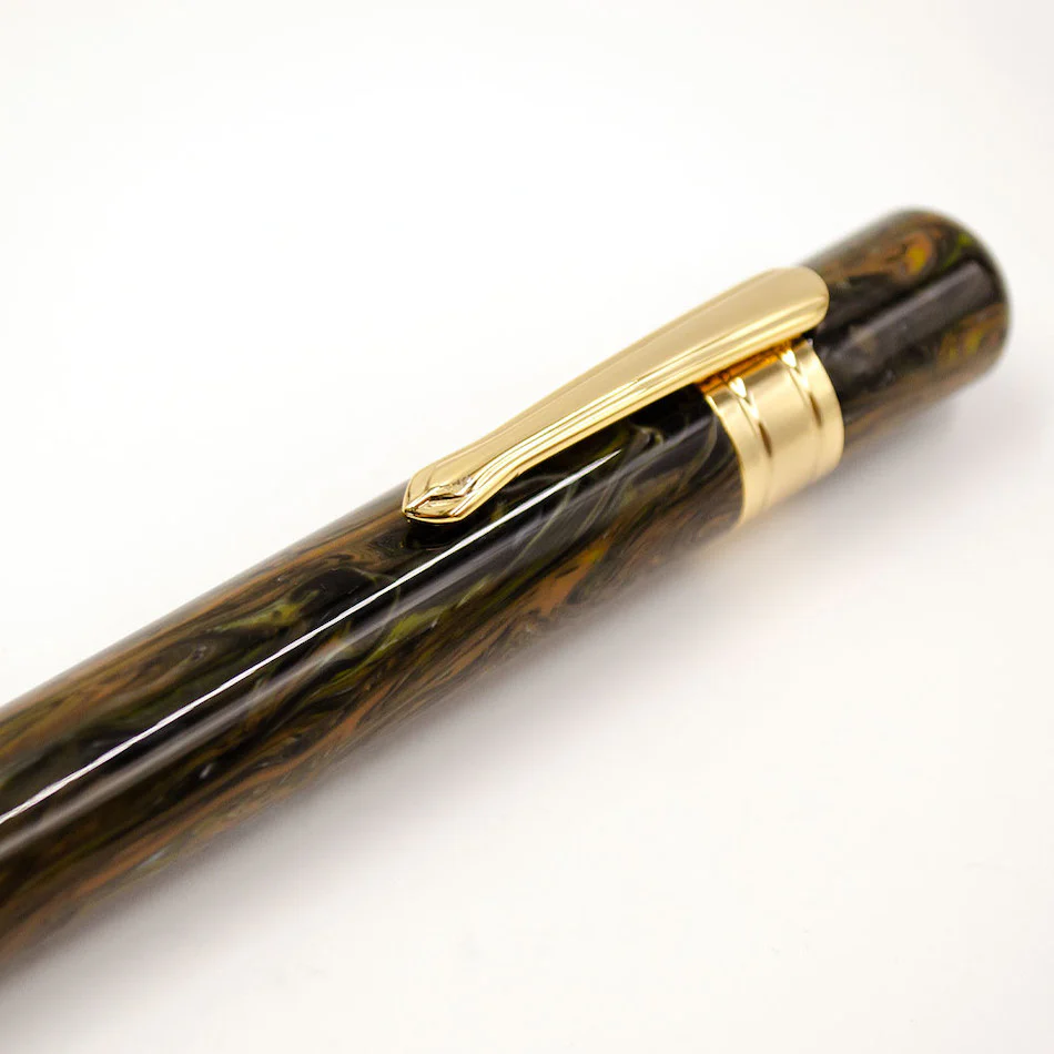 Taccia Covenant Fountain Pen Bumble Bee Jasper 14k nib - Image 6