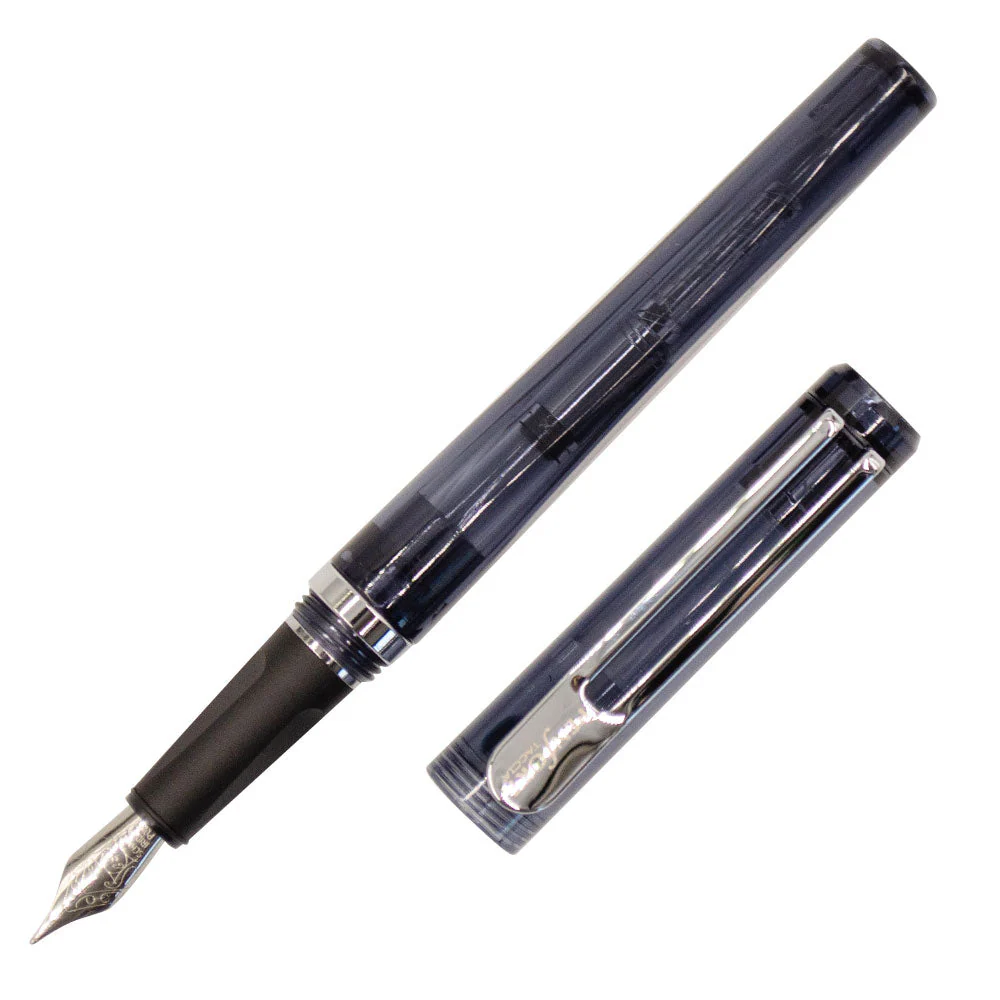 Taccia Facet Fountain Pen Clear Black