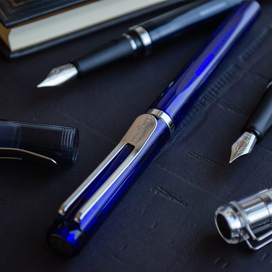 Taccia Facet Fountain Pen Clear Blue - Image 2