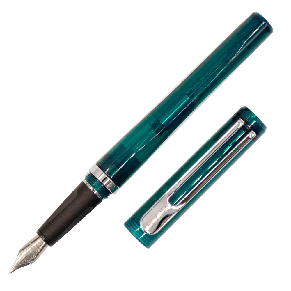 Taccia Facet Fountain Pen Clear Green