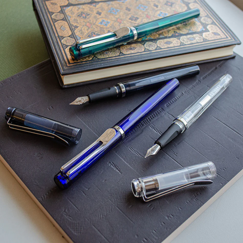 Taccia Facet Fountain Pen Clear Green - Image 2