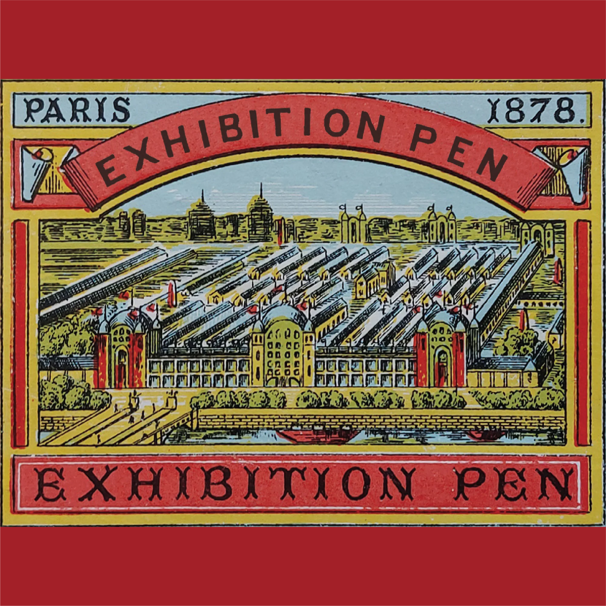 Tom Hessin Charles Collection Fountain Pen Exhibition Red - Image 4