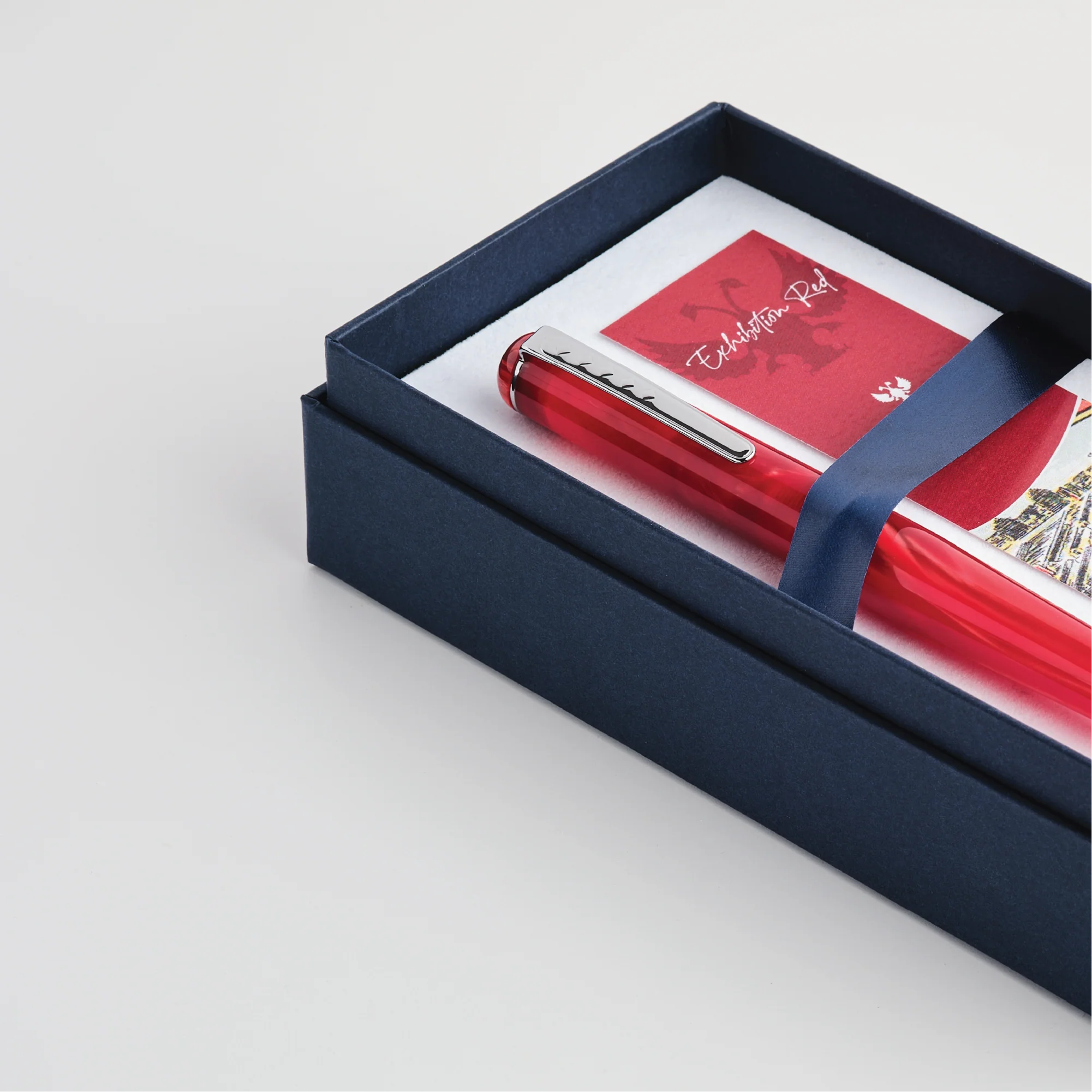 Tom Hessin Charles Collection Fountain Pen Exhibition Red - Image 7