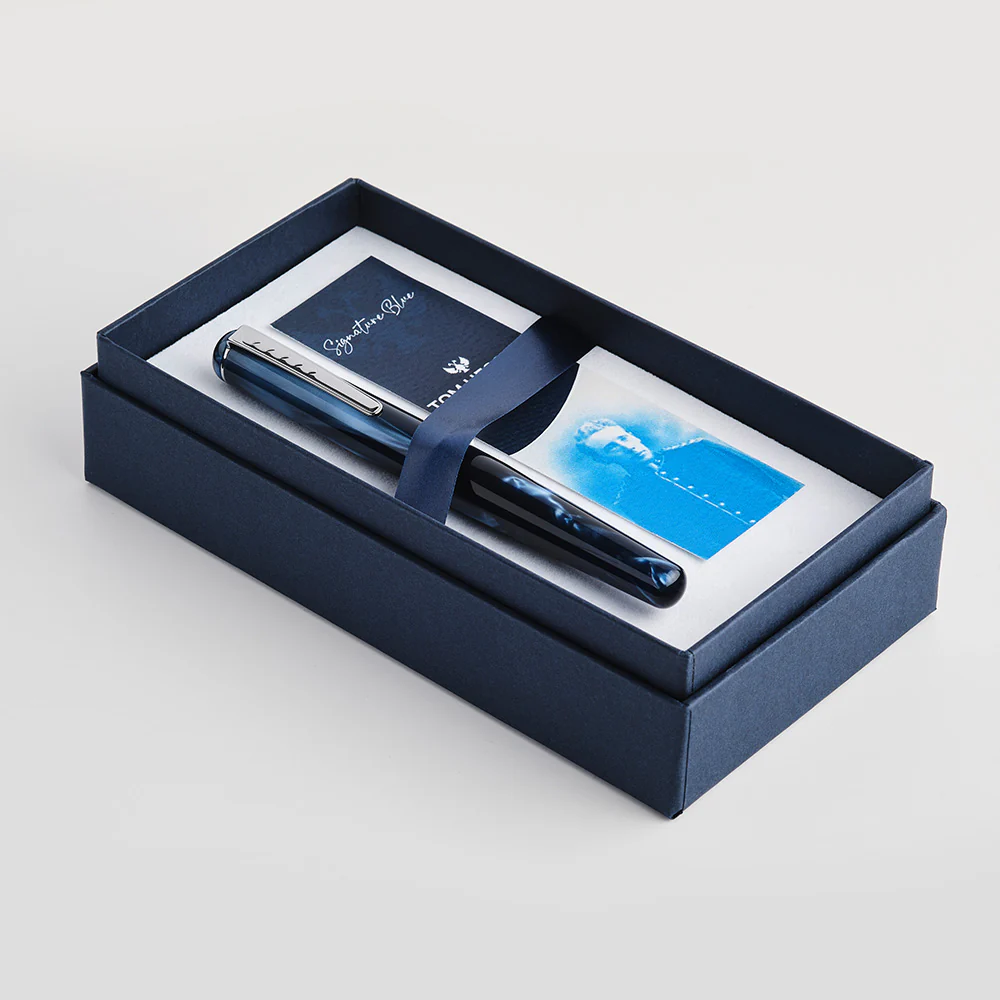 Tom Hessin Charles Collection Fountain Pen Signature Blue - Image 5