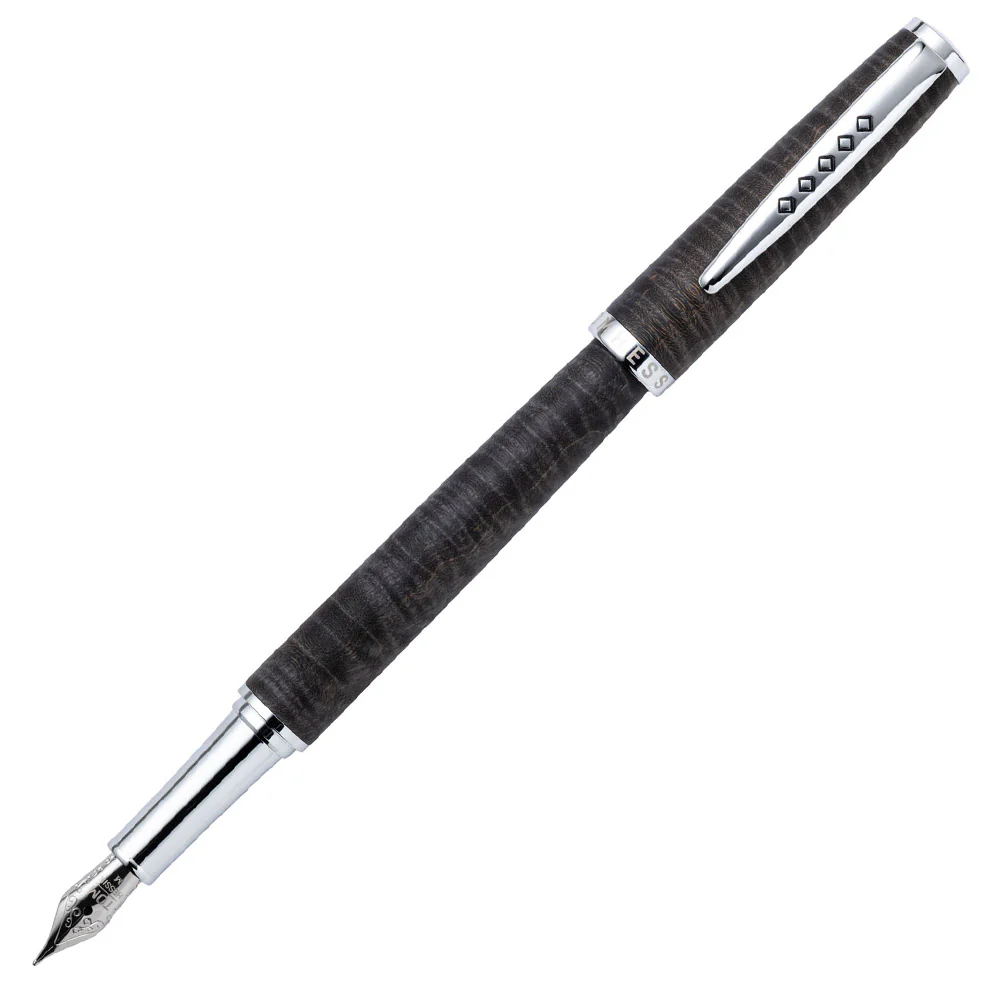 Tom Hessin Edinburgh Wooden Barrel Fountain Pen Stockbridge Stone