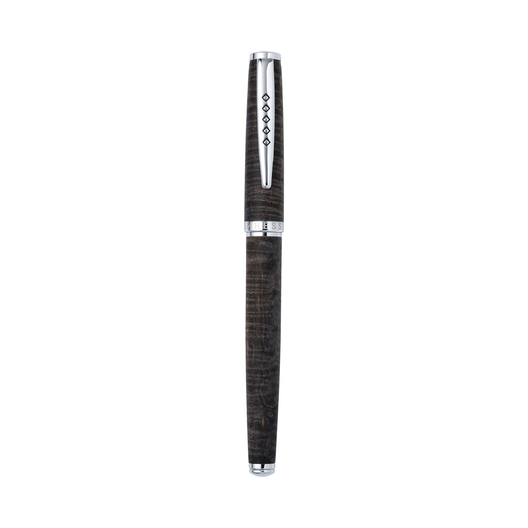 Tom Hessin Edinburgh Wooden Barrel Rollerball Pen Stockbridge Stone - Image 3