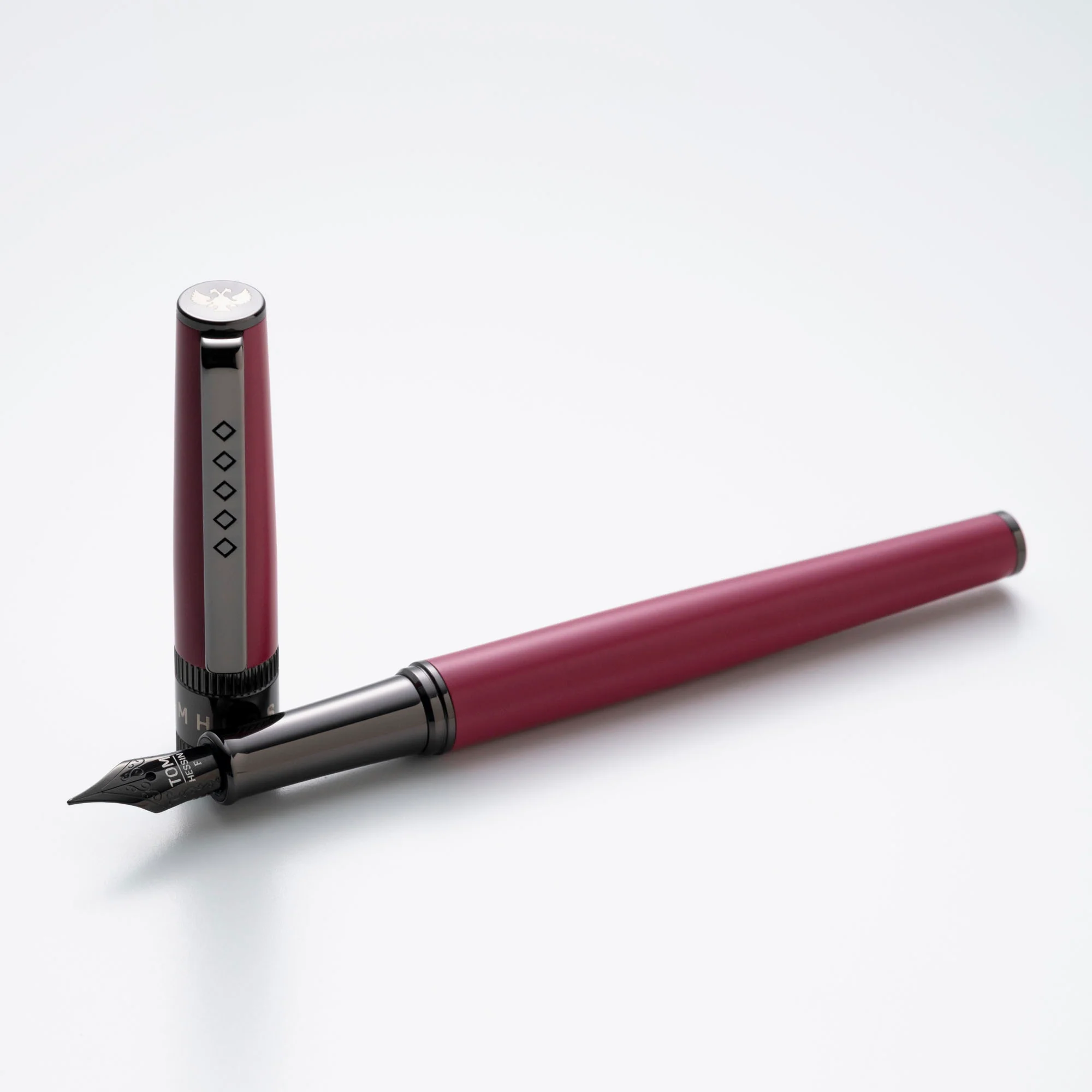 Tom Hessin Rebel Fountain Pen Jewellers Rouge - Image 2