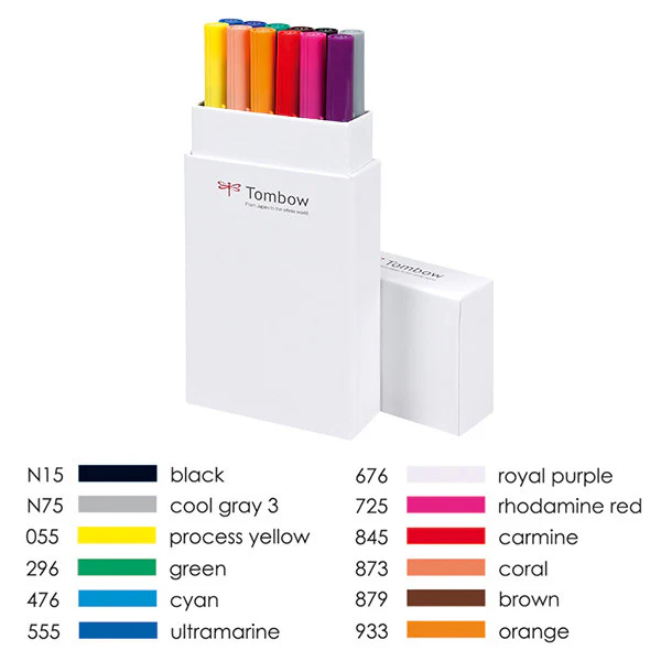 Tombow ABT Dual Brush Pen Set of 12 - Image 5