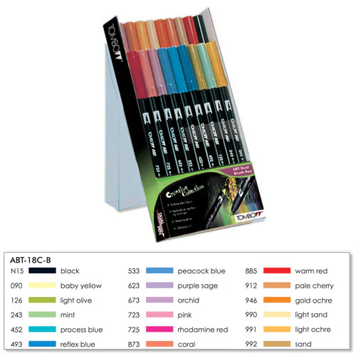 Tombow ABT Dual Brush Pen Set of 18 - Image 3