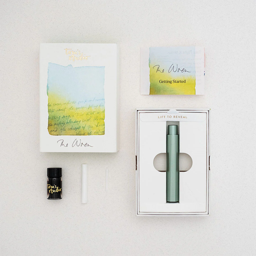 Tom's Studio The Wren Refillable Writing Pen Ivy - Image 7