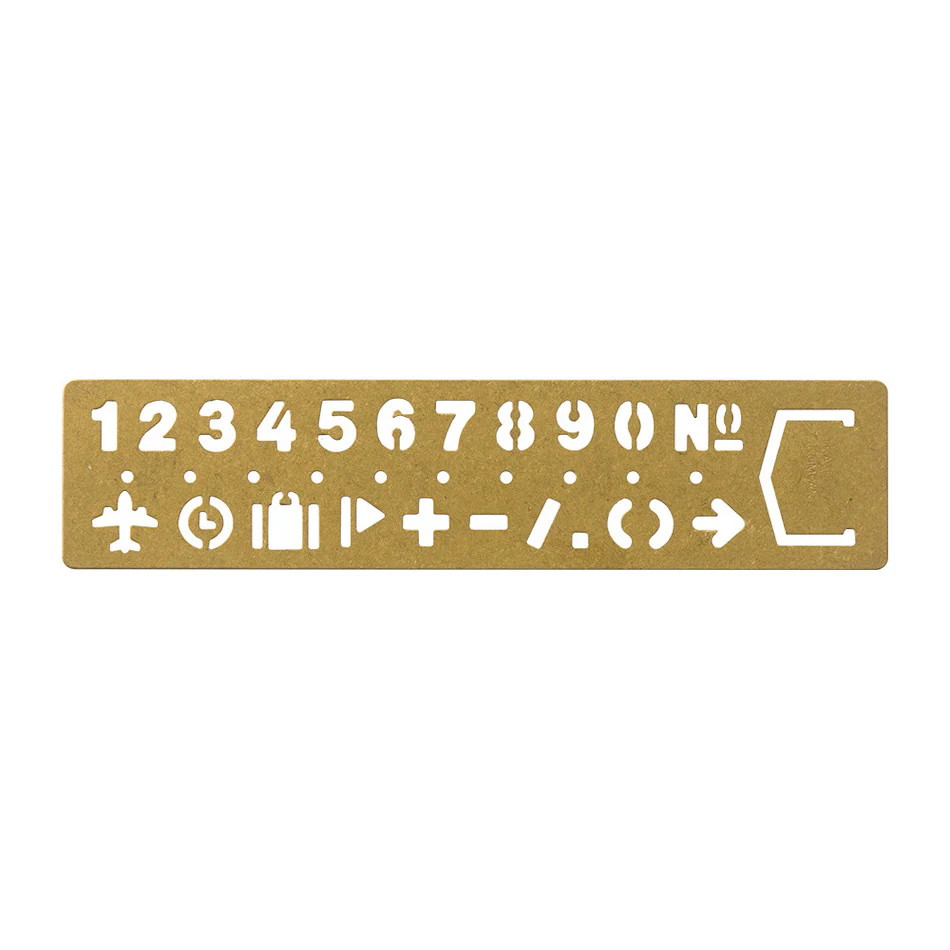 TRAVELER'S COMPANY BRASS Bookmark Template - Image 2