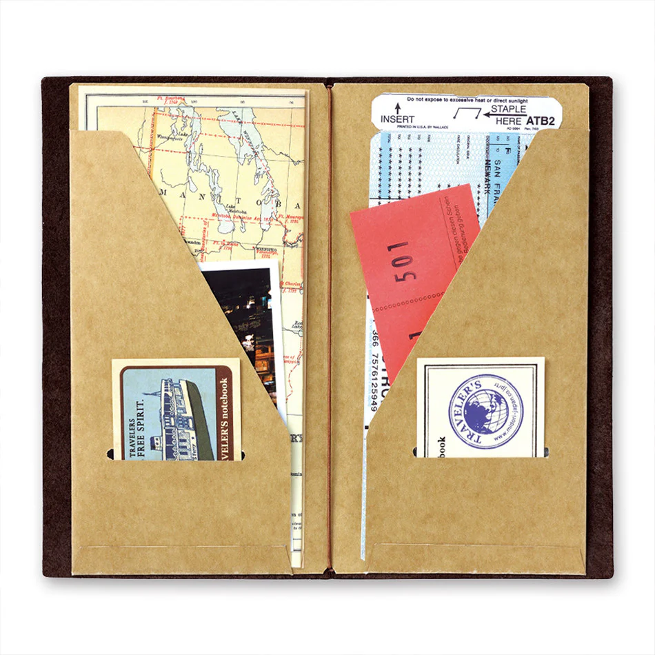 TRAVELER'S COMPANY Notebook Refill Folder Kraft Paper - Image 3