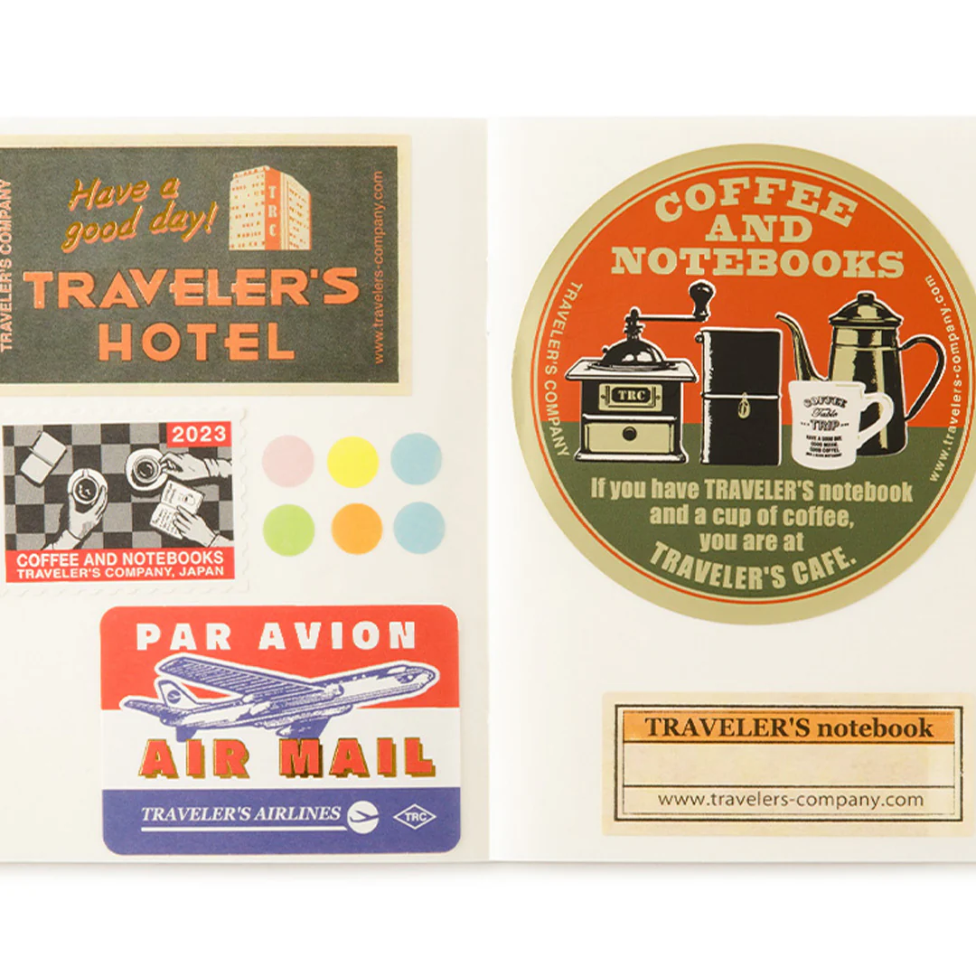 TRAVELER'S COMPANY Notebook Refill Passport Size Sticker Release Paper - Image 6