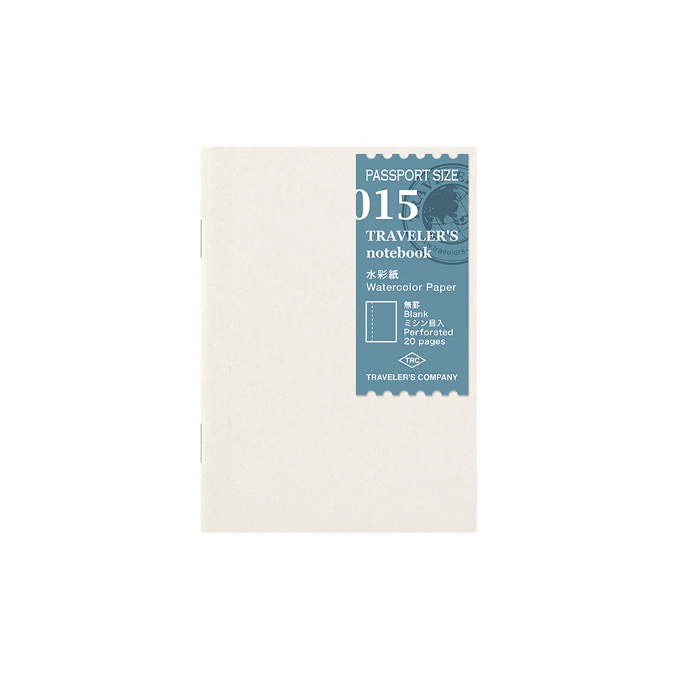 TRAVELER'S COMPANY Notebook Refill Passport Size Watercolour Paper