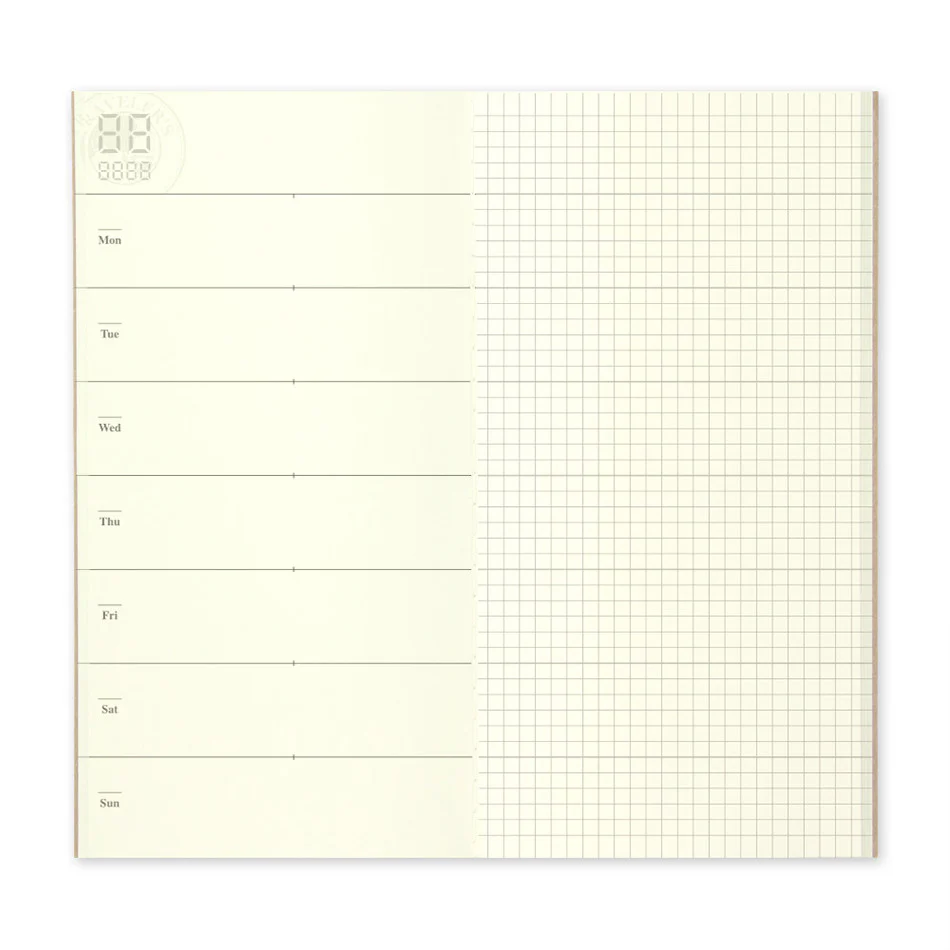 TRAVELER'S COMPANY Notebook Refill Perpetual Diary Weekly - Image 3