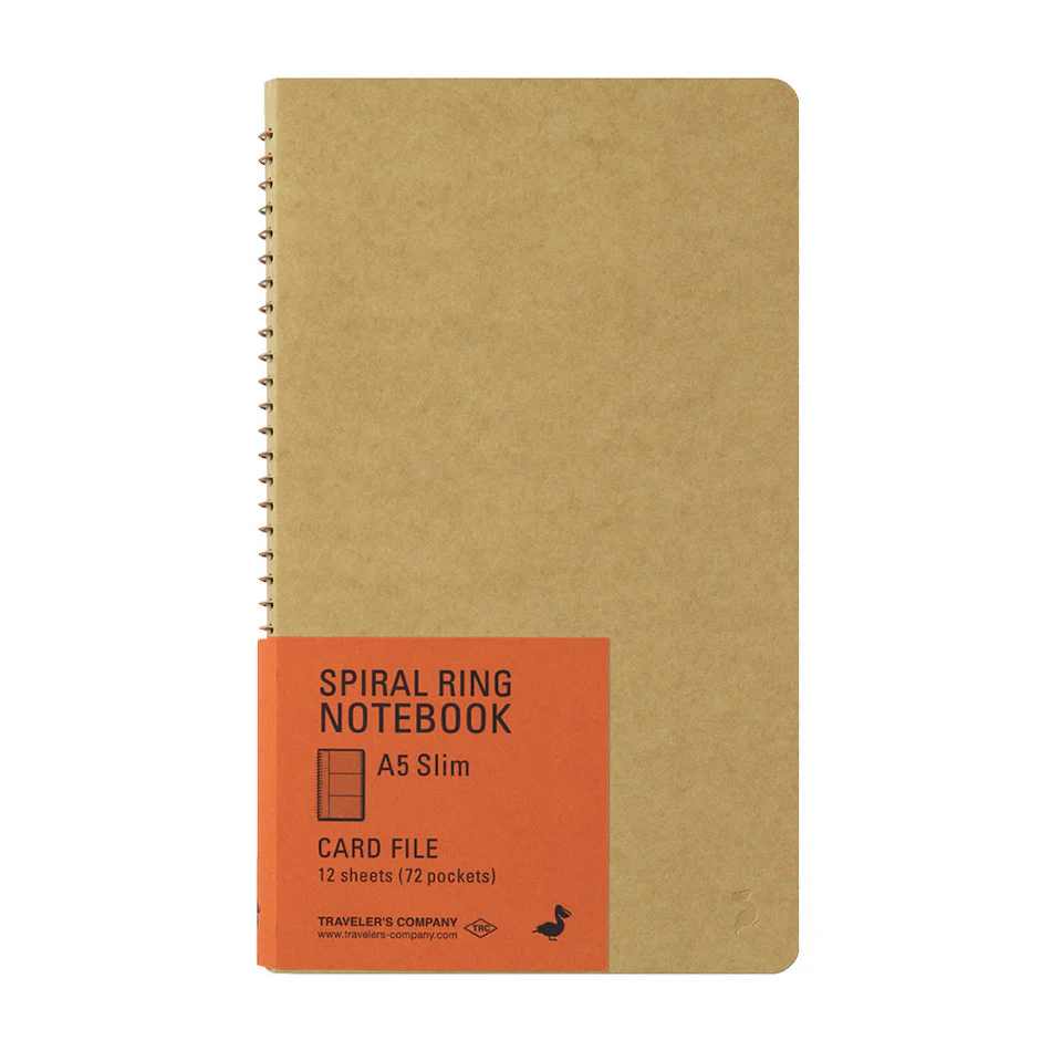 TRAVELER'S COMPANY Notebook Spiral Ring A5 Slim (130 x 210) Card File
