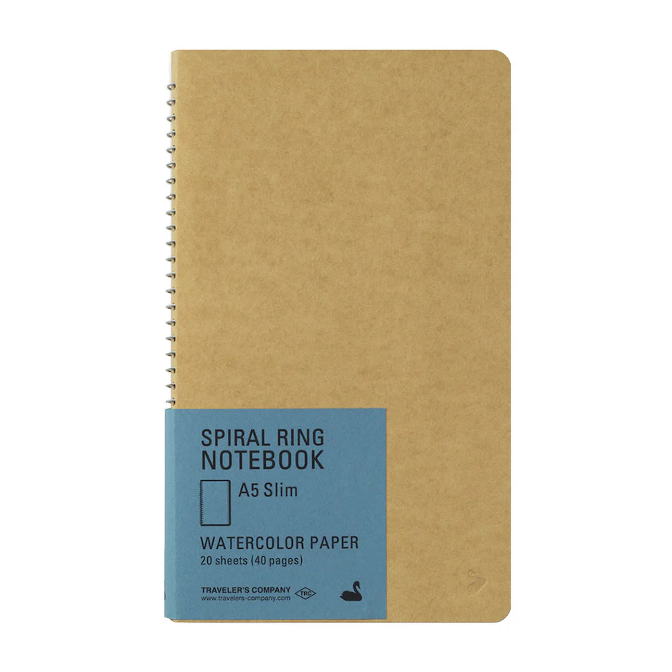 TRAVELER'S COMPANY Notebook Spiral Ring A5 Watercolour Paper