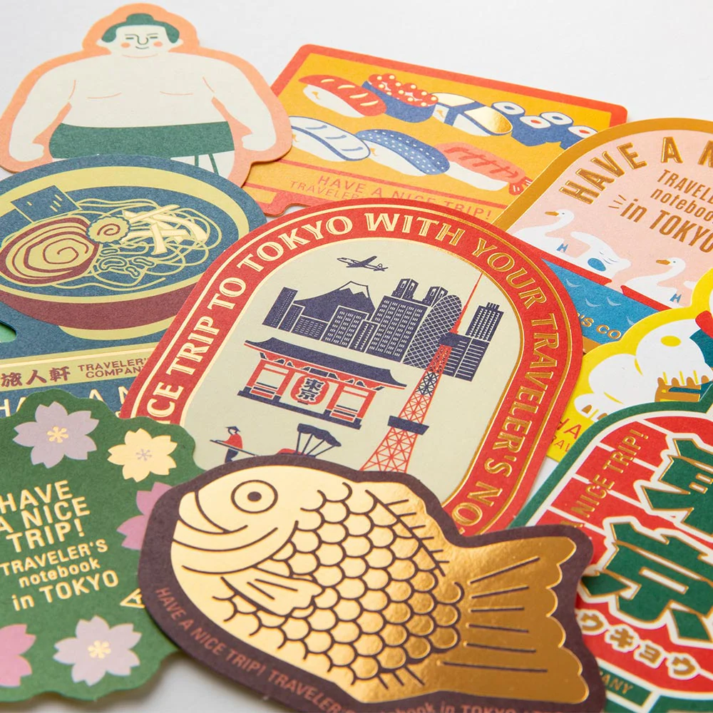 TRAVELER'S COMPANY Notebook Tokyo Sticker Set - Image 2