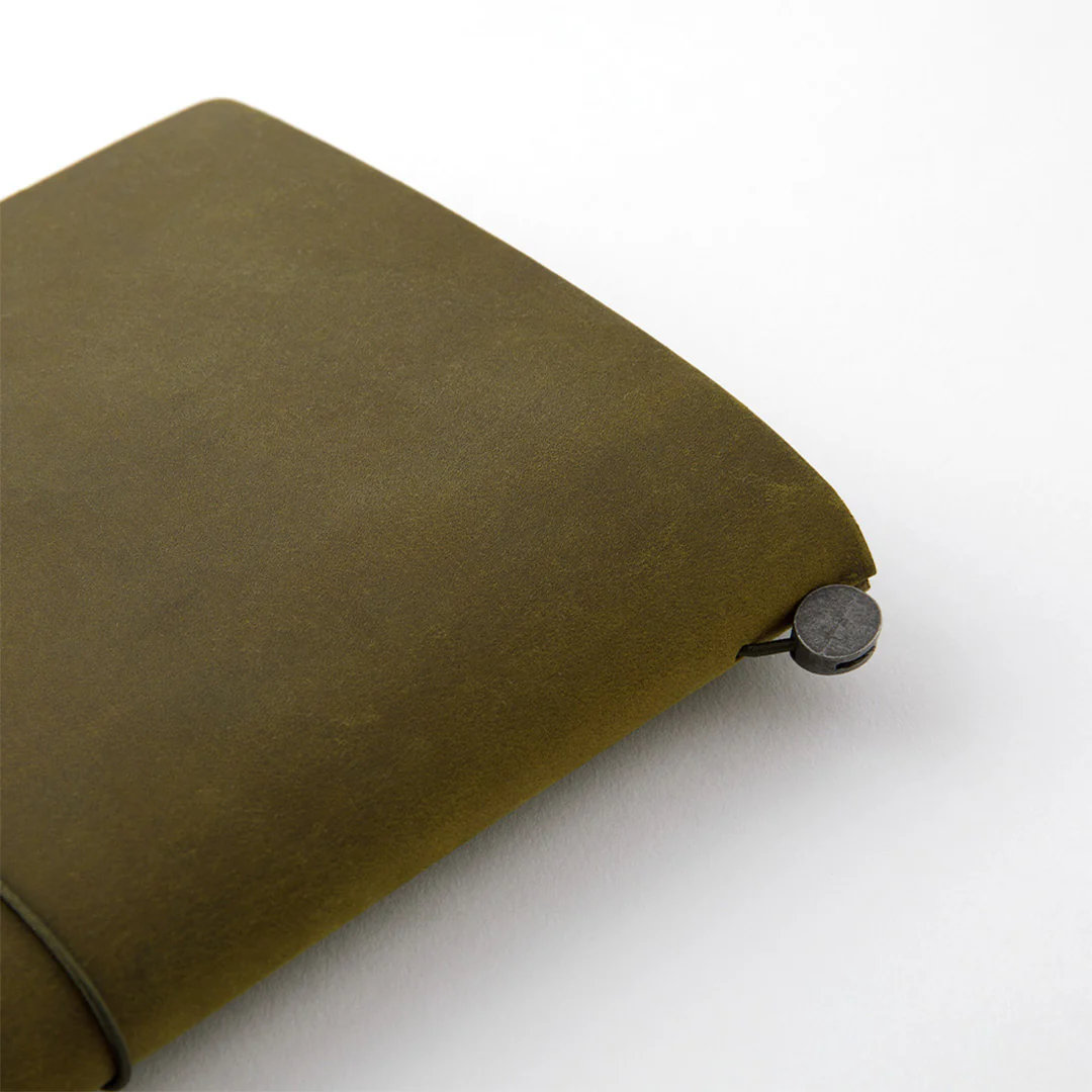 TRAVELER'S COMPANY Traveler's Notebook Leather Olive - Image 5