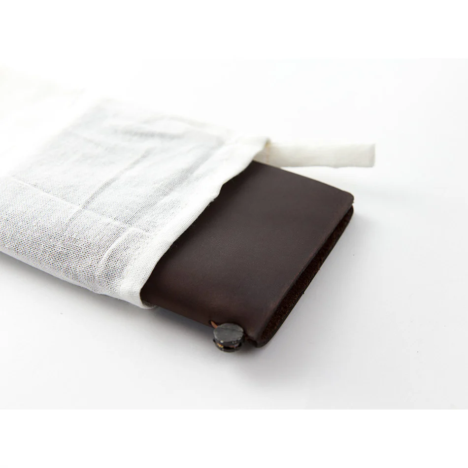 TRAVELER'S COMPANY Traveler's Notebook Leather Passport Size Brown - Image 4