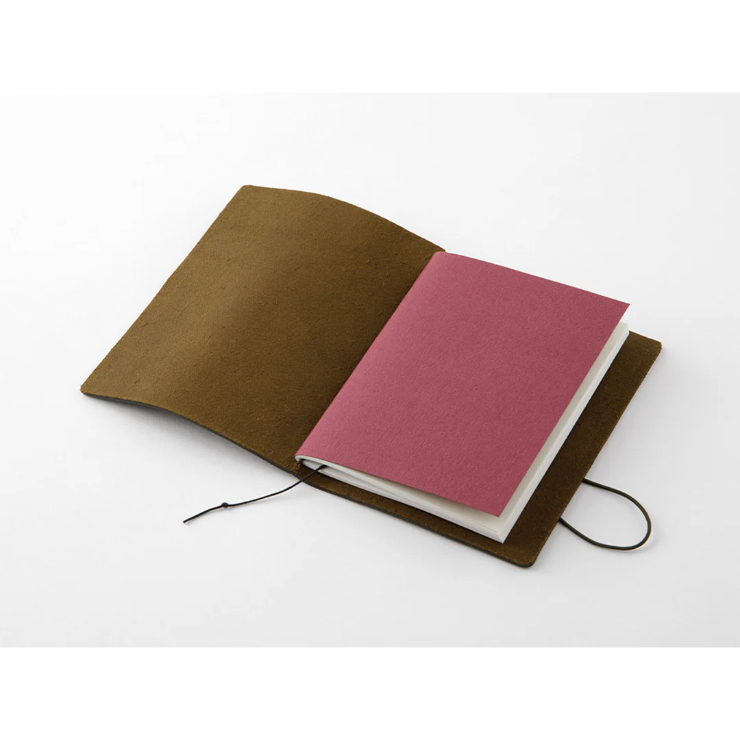 TRAVELER'S COMPANY Traveler's Notebook Leather Passport Size Olive - Image 4