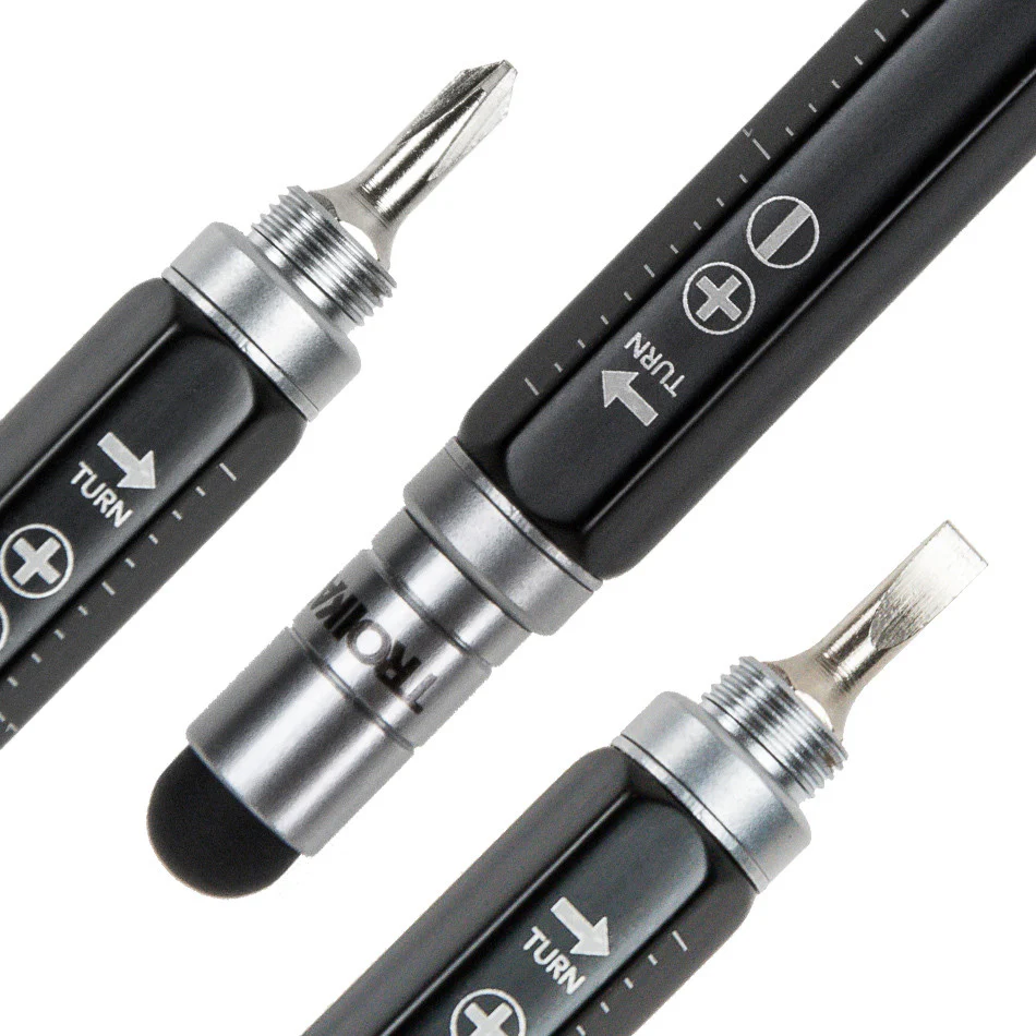 Troika Lilipad Notepad and Liliput Pen Dark Grey - Image 3