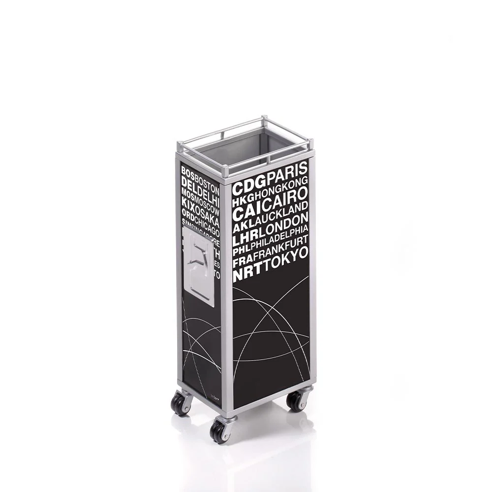 Troika Pen Holder In-Flight Service Trolley Matt Black/White