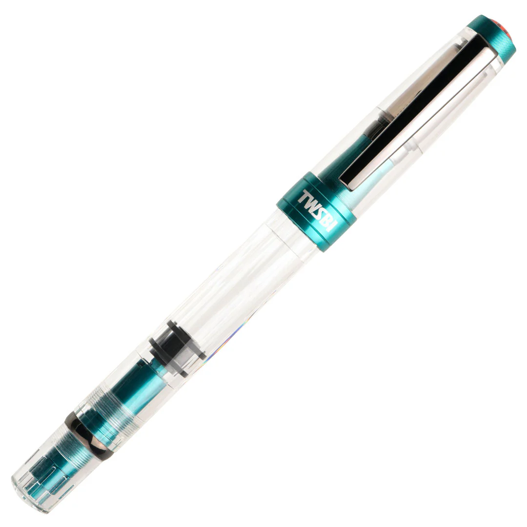 TWSBI Diamond 580ALR Fountain Pen Caribbean with Onyx - Image 3