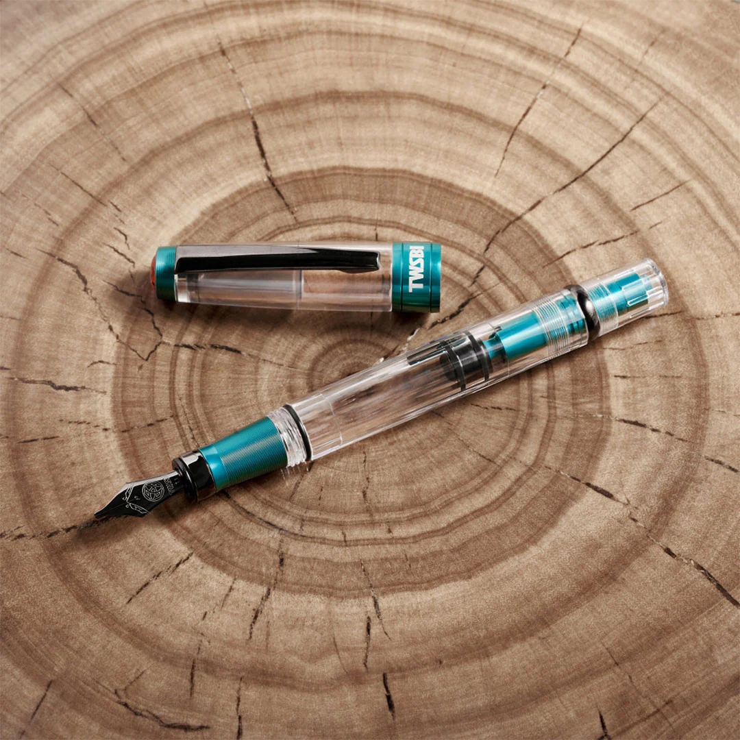 TWSBI Diamond 580ALR Fountain Pen Caribbean with Onyx - Image 4