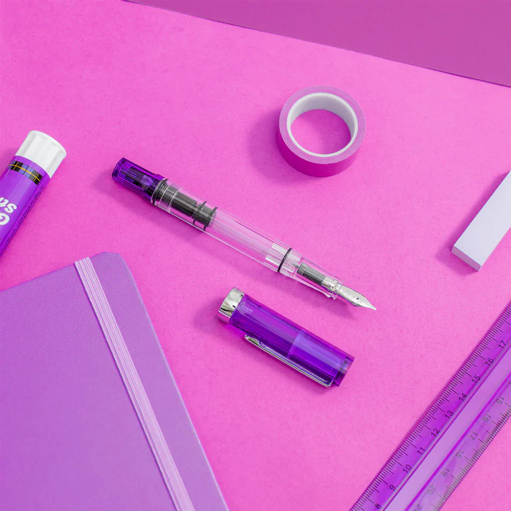TWSBI Eco Fountain Pen Transparent Purple - Image 2