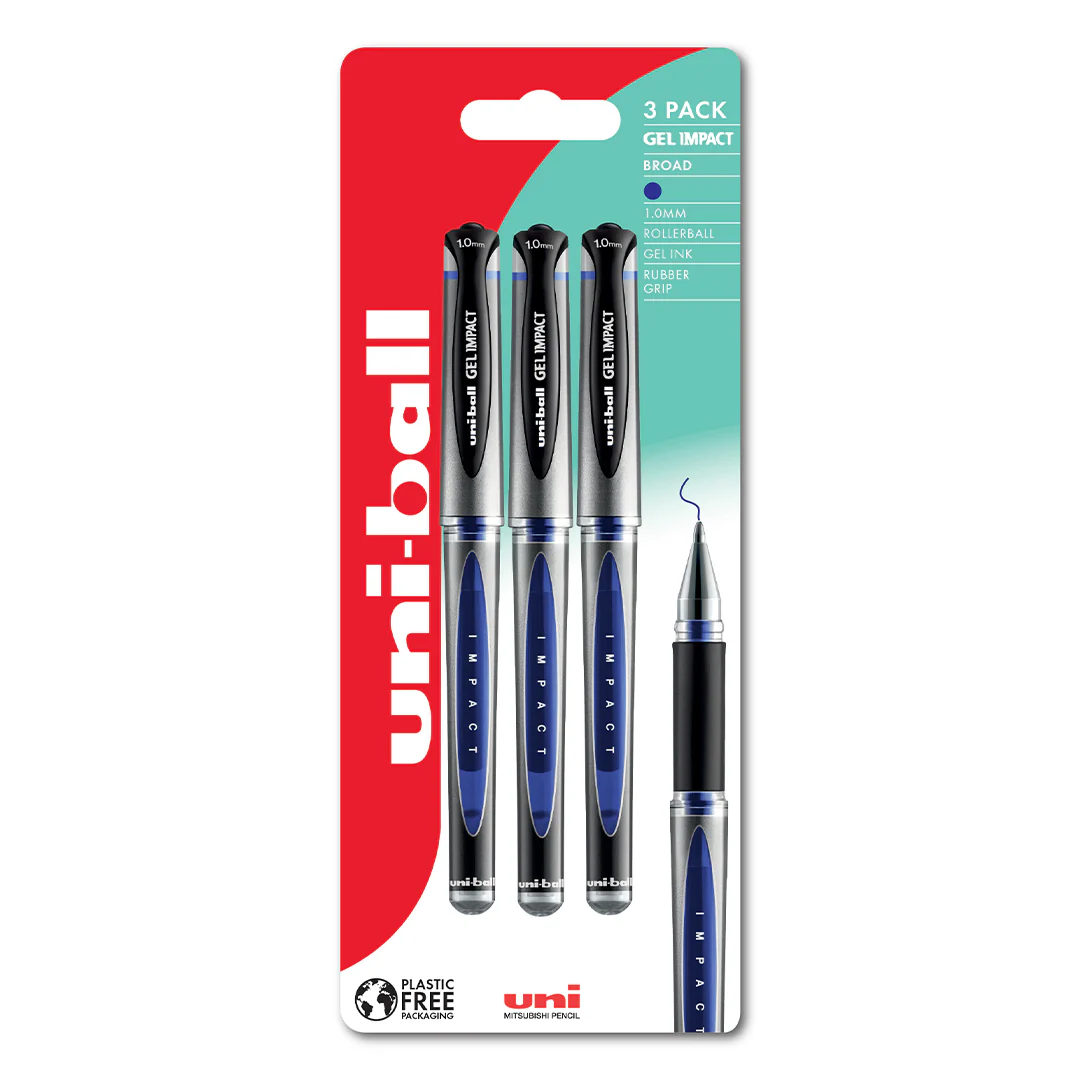 uni-ball Signo Gel Impact UM-153S Rollerball Pen Set of 3 - Image 2