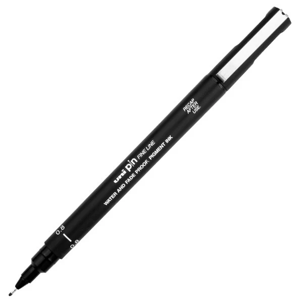 Uni PIN Drawing Pen Black - Image 7