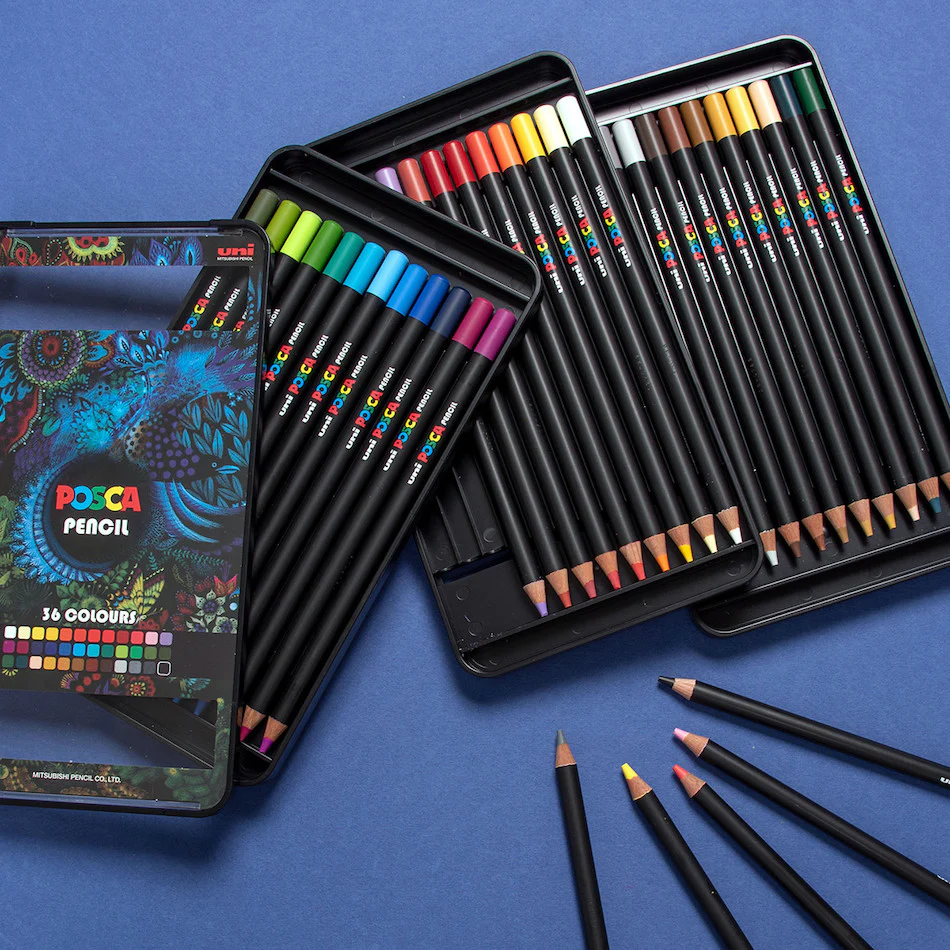 Uni POSCA Pencil Assorted Set of 36 - Image 2