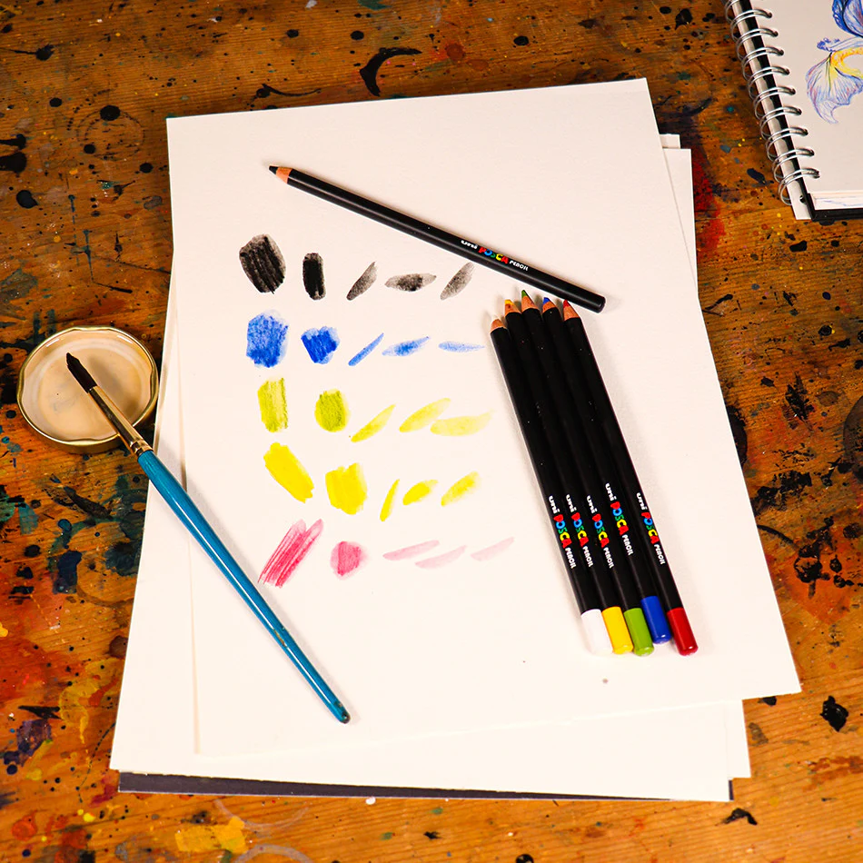 Uni POSCA Pencil Assorted Set of 6 Essential - Image 2