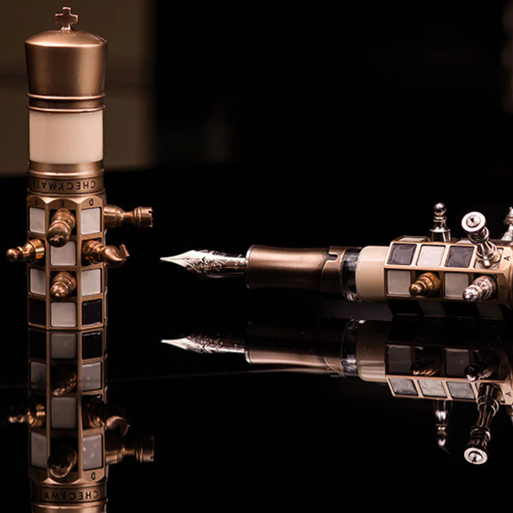 Visconti Checkmate Limited Edition Fountain Pen Medium - Image 2