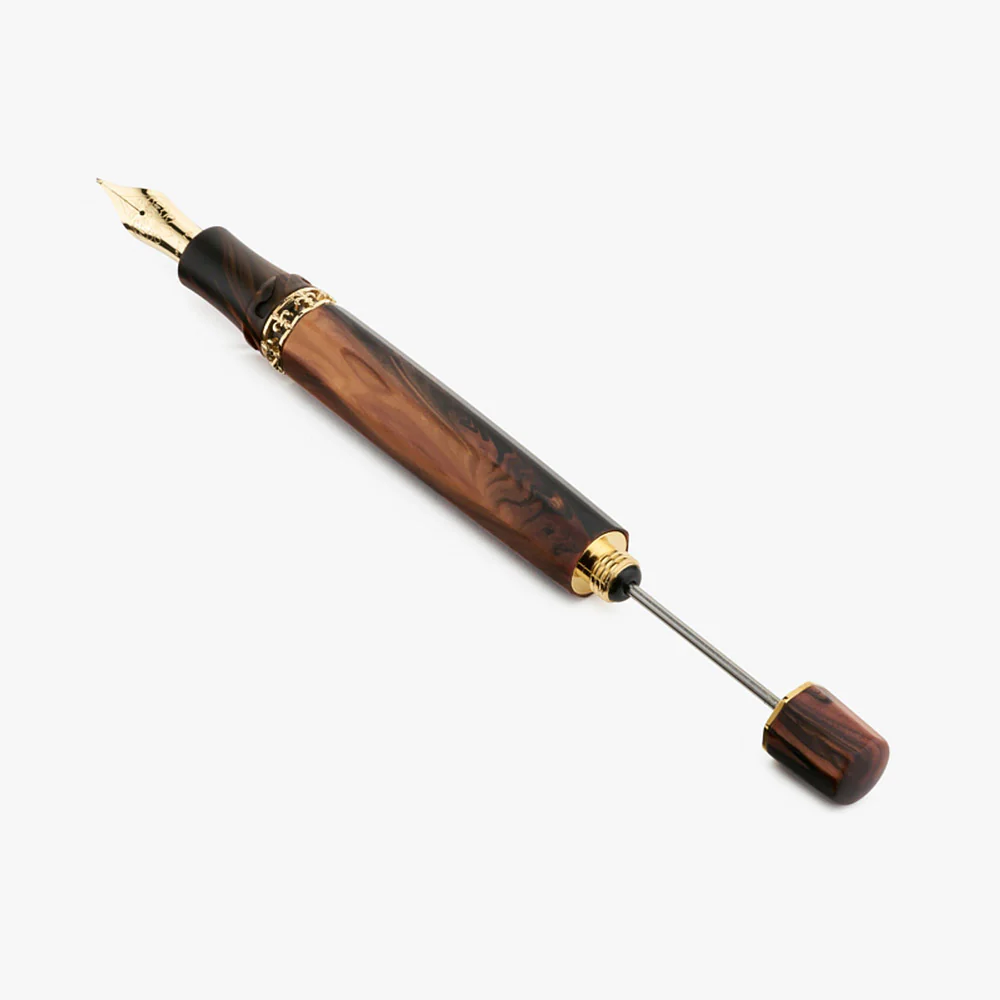 Visconti Medici Radica DS Yellow Gold Fountain Pen - Image 4