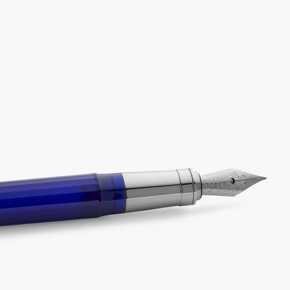 Visconti Michelangelo Fountain Pen Translucent Blue - Image 2