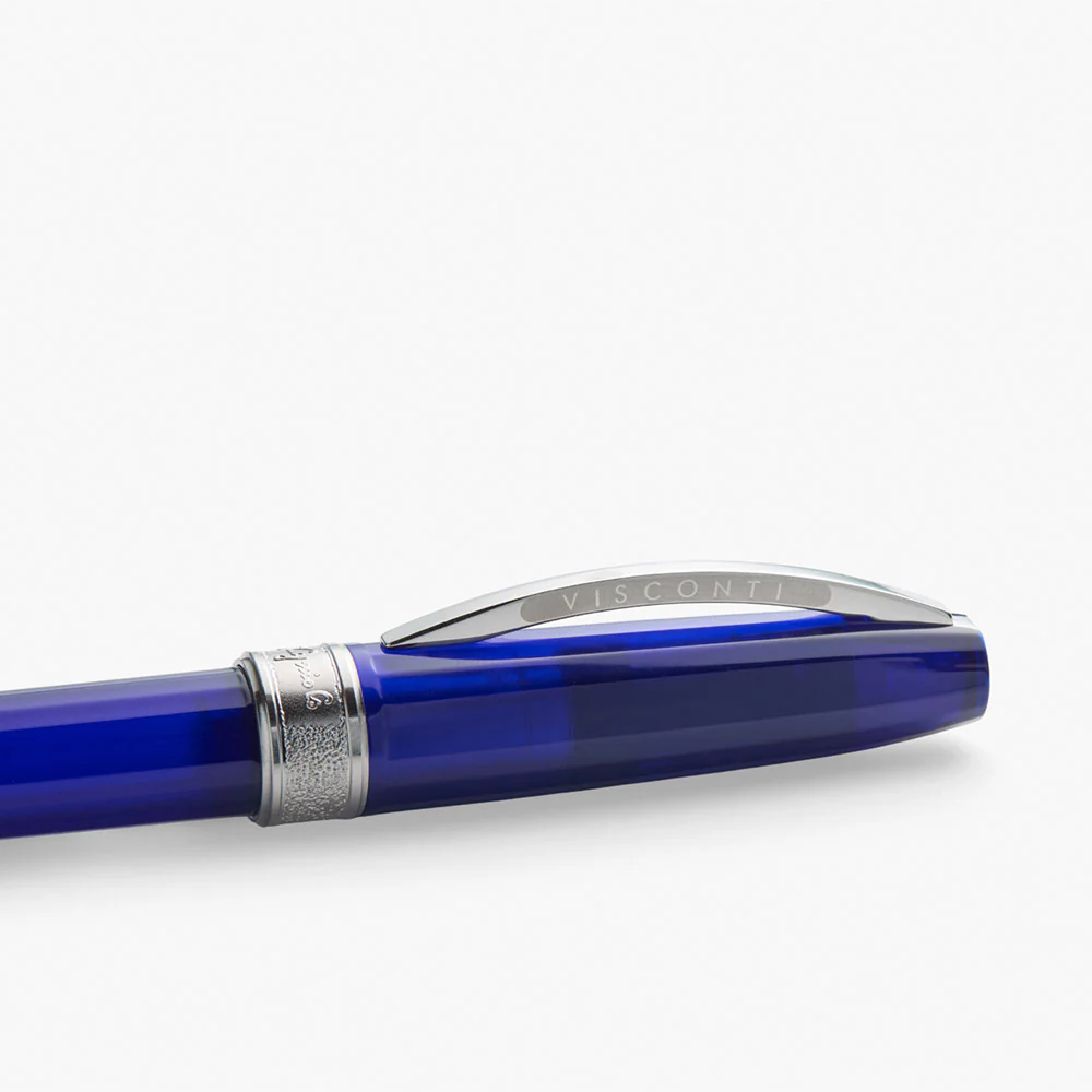 Visconti Michelangelo Fountain Pen Translucent Blue - Image 3