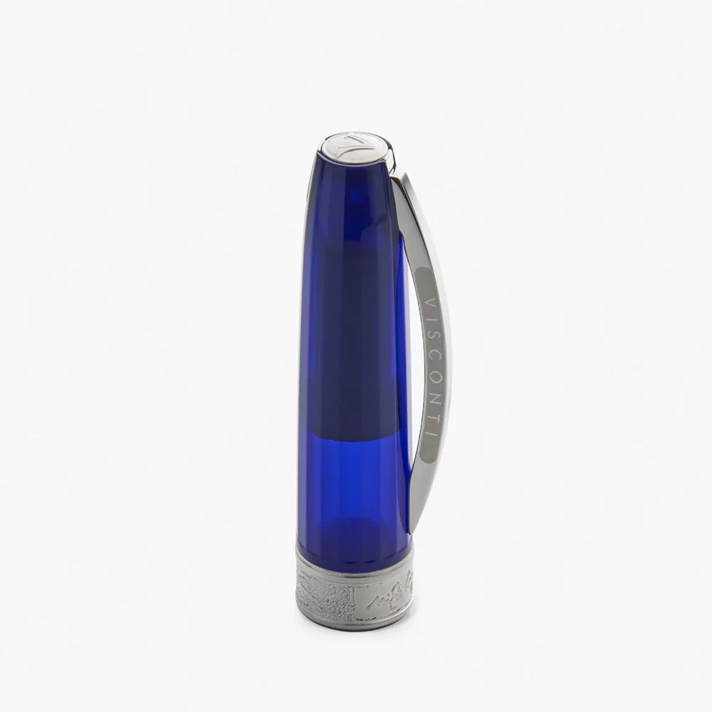Visconti Michelangelo Fountain Pen Translucent Blue - Image 4
