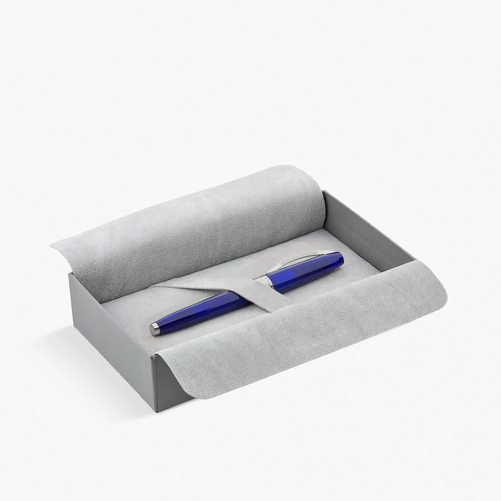 Visconti Michelangelo Fountain Pen Translucent Blue - Image 5