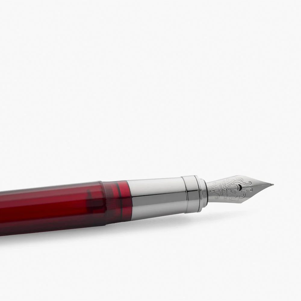 Visconti Michelangelo Fountain Pen Translucent Red - Image 2