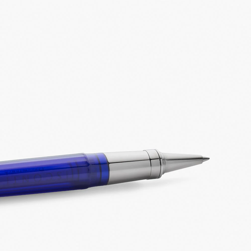 Visconti Michelangelo Rollerball Pen Translucent Blue - Image 2