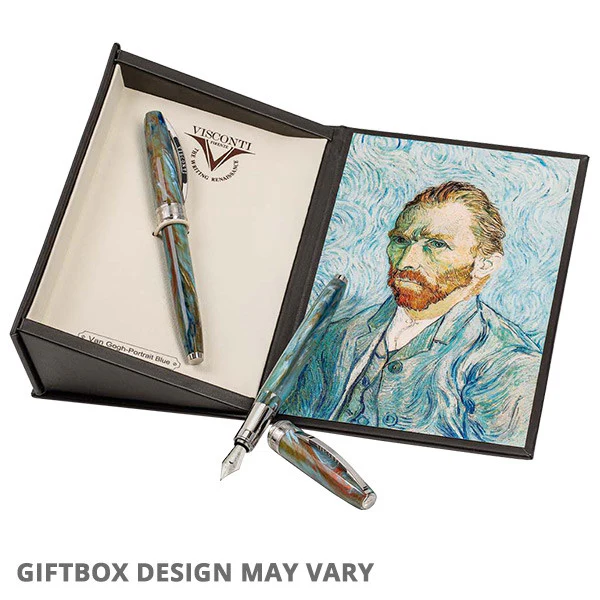 Visconti Van Gogh Fountain Pen 'Portrait Blue' - Image 3