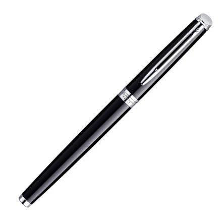 Waterman Hemisphere Fountain Pen Gloss Black with Chrome Trim - Image 5